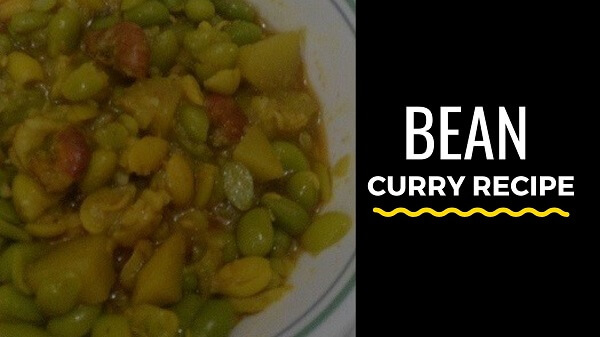 Bean curry recipe