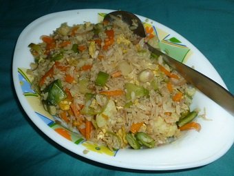 Beaten rice pulao recipe