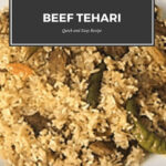 Tehari Recipe