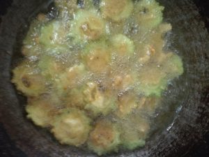 Fry Bitter gourd recipe