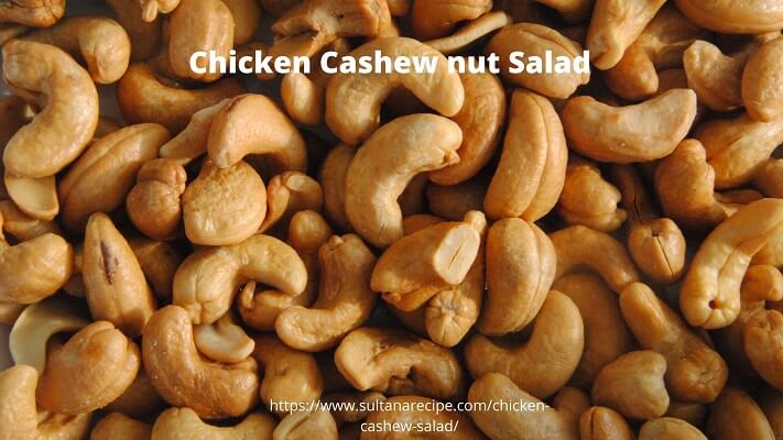 Chicken cashew nut salad
