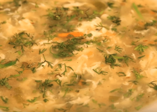 Chicken cilantro soup