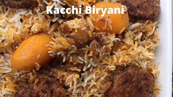 Chicken kacchi biryani recipe