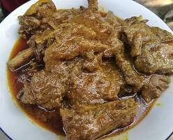 Duck meat bhuna