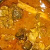 Goat head curry