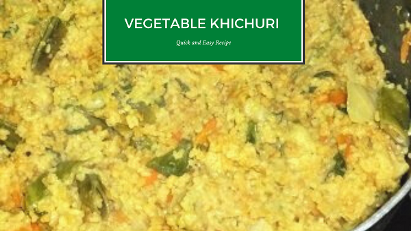 Vegetable Khichuri recipe