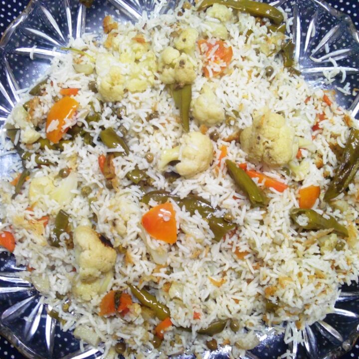 Vegetable fried rice recipe