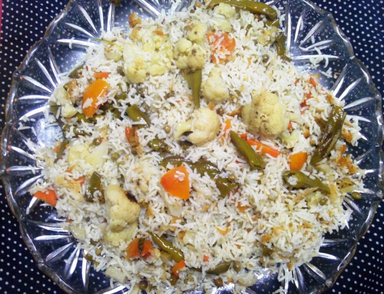 Vegetable fried rice recipe