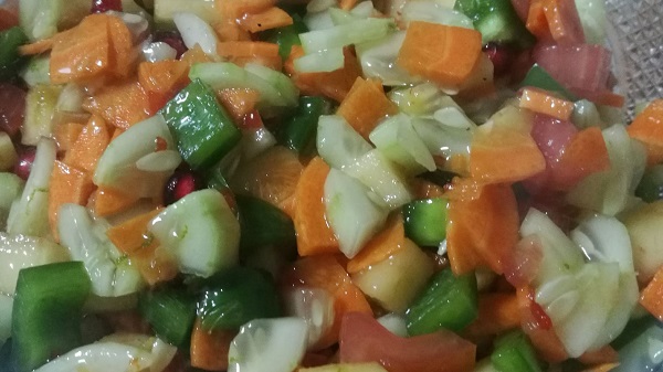 how to make vegetable salad recipe