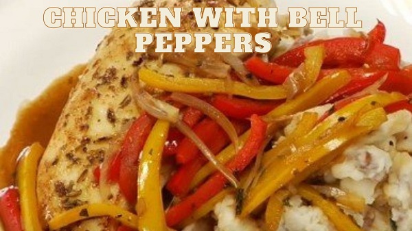 Chicken with bell peppers
