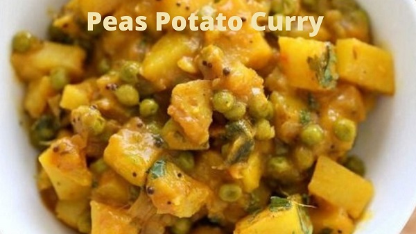 Peas Potato Curry | Easy & Healthy {Microwave} Recipes