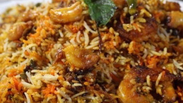 Shrimp Biryani Recipe | How to Cook Yummy Delicious Shrimp Rice at Home