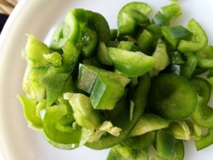 Green capsicum