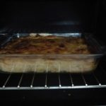 Fish cake in the oven