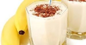 Healthy banana milkshake recipe