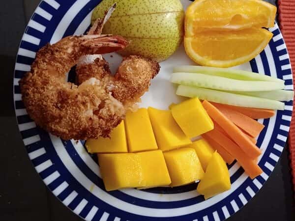 Prawn with Coconut in Air Fryer