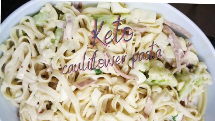 Keto Cauliflower pasta