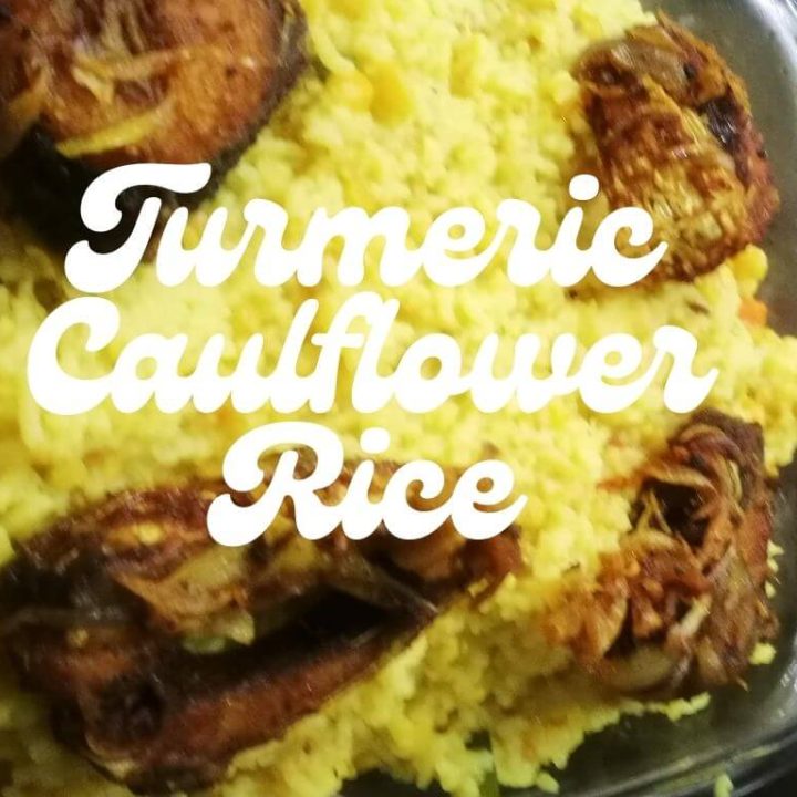 Turmeric Cauliflower Rice Recipe