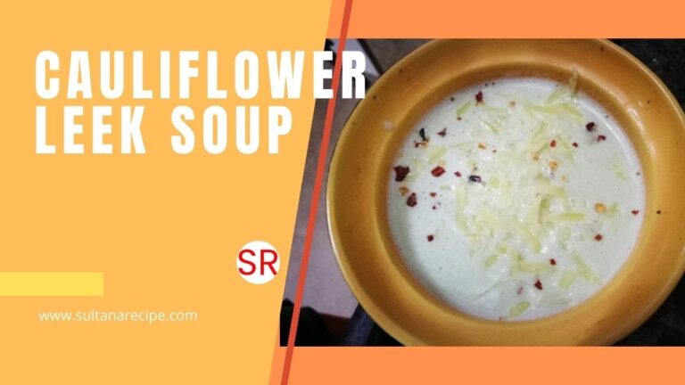 The Best keto Cauliflower Leek Soup | Low-carb & Tasty