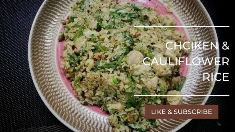 Best Way to Cook Keto Chicken and Cauliflower Rice Recipe!🍗💚 {Weight Watchers}