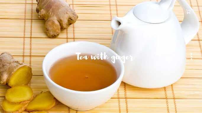 Tea with ginger