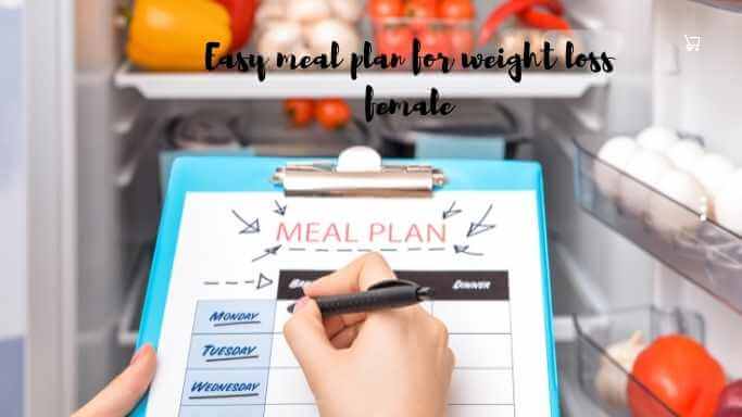 Easy meal plan for weight loss female