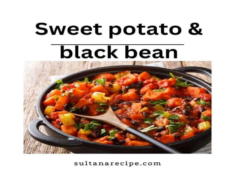 Sweet potato and black bean chili